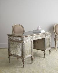 Sheridan Mirrored Desk Mirrored Furniture Desk Mirror Home Office Furniture