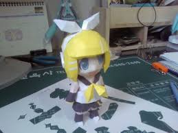 Her name is moko, she is loco, i said oh no! Chibi Kagamine Rin Paper Craft Mypapercraft Net Paper Crafts Chibi Crafts