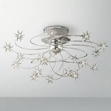Possini Euro Design Galaxy Chrome 28 1 4 Wide Ceiling Light 09823 Lamps Plus Ceiling Lights Modern Ceiling Light Possini Euro Design