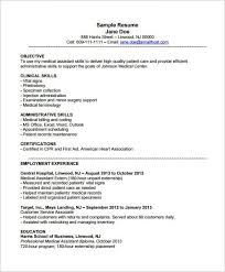 5 Medical Assistant Resume Templates Doc Pdf Free Premium Templates
