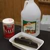 Keep a spray bottle of undiluted white distilled vinegar handy and spray the underarms of white and colored shirts before washing. 1