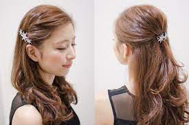 ドレスアップシーンにぴったり 簡単ヘアアレンジ acca アッカ happy holidays発売 まとめ髪 簡単 ロング 簡単 ヘアアレンジ ヘアアレンジ