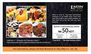A luxury stay in the heart of petaling jaya awaits you at eastin hotel kuala lumpur. Enjoy An Array Of Local International Selections At Our Buffet Lunch From Fresh Spicy Thai Salad To Juicy Chicken Keba Chicken Kebabs Juicy Chicken Spicy Thai