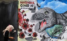 Selain materi gambar untuk mewarnai diatas, admin blog mewarnai gambar sambil belajar juga telah menyediakan banyak materi gambar mewarnai lainnya. Mural Dengan Tema Covid 19 Bisnis Com