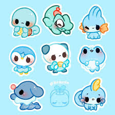 We have a massive amount of desktop and mobile backgrounds. T On Instagram Water Starter Pokemon These Will Be Available As Stickers Next Month C Cute Pokemon Wallpaper Cute Animal Drawings Kawaii Cute Doodles