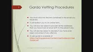 How long does it take? Garda Vetting Youtube