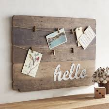 Hello Wooden Plank Photo Clip Wall Frame Pier 1 Imports Wooden Wall Decor Wall Decor Living Room Rustic Wooden Planks On Wall