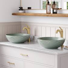 Ceramic circular vessel bathroom sink. Diy Installation Guide For Your Bathroom With A New Vessel Sink