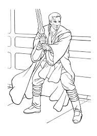 The normally timid neimoidians of the trade federation were aggressively. Star Wars Coloring Pages Obi Wan Kenobi Coloring And Drawing