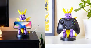 Une Figurine Spyro Porte Manette Smartphone Cadeau Geek Figurine Portes