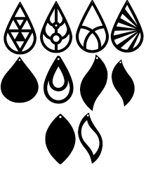 Free Free Leather Earring Svg Files