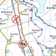 The Great Train Robbery Map Showing Ledburn Buckinghamshire And The Points Where The Robbers Tampered With The Sig The Great Train Robbery Map Interactive Map