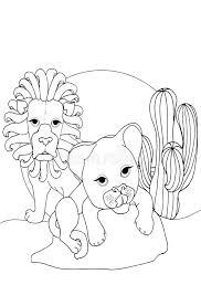Poema leao vinicius de moraes. Coloring Children Animals And Children Animals Lion Stock Illustration Illustration Of Drawn Africa 143138742