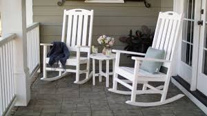 Our outdoor rocking chair sets can handle harsh weather conditions and environmental stressors. Polywood Nautical 3 Piece Porch Rocking Chair Set Pws472 1 Youtube