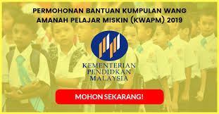 Portal rasmi kementerian pendidikan malaysia. Permohonan Bantuan Wang Amanah Pelajar Miskin Kwapm 2019