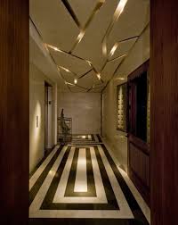 Upstairs At The Kimberly Nyc Amazing Ceiling Ceiling Design Modern Lobby Design False Ceiling Design