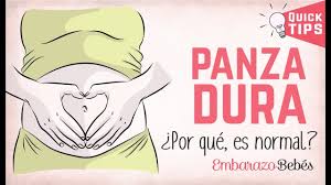 Barriga Dura En El Embarazo Por Que Contracciones Braxton Hicks Youtube