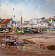 5 Exposition De Peinture Henri Le Goff Tableaux Marines Et Paysages De Bretagne Galerie De Tableaux En Ligne Henri Le Goff Artiste Peintre Peintre B Bretagne Paysage Peinture Paysage Voilier En Bois