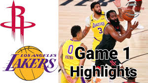 Rockets Vs Lakers Highlights Full Game Nba Playoff Game 1 Youtube