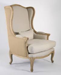 Leon Wingback Chair Linen Wing Chair Wingback Chair Linen Wingback Chair