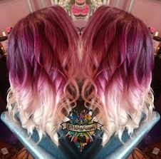 Burgundy Blonde Two Tone Ombre Dyed Hair Burgandy Hair Burgundy Hair Best Ombre Hair