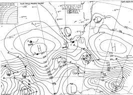 Winter Synoptic Weather Map Sa Weather And Disaster Observation Service: Sea Level Synoptic Chart:  South Africa (3 December 2012)