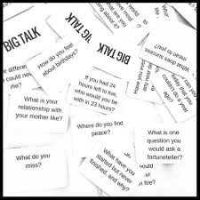 Big Talk Cards 90 Questions To Help You Skip The Small Talk Connect With Others On A Deeper Level For Tc Big Talk This Or That Questions Big Talk Questions