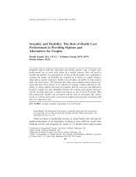 In sum, rm is an acronym or abbreviation word that is defined in simple language. Pdf Sexuality And Disability The Role Of Health Care Professionals In Providing Options And Alternatives For Couples