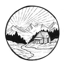 Nikki Frumkin Made This Little Drawing As A Sketch For A Logo That S Going In A Different Direction I Like It What Do Yo Circle Art Art Inspiration Pen Art