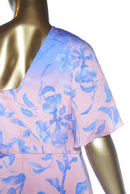 Peter Pilotto On Shoulder Printed Midi Dress
