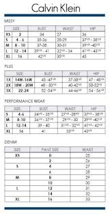 Credible Kenneth Cole Underwear Size Chart Calvin Klein Bra