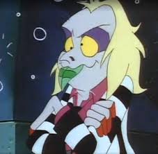 A giraffe's tongue appears to be black, purple or blue on the tip, and it is pink toward the throat and on the underside. Beetlejuice Beetlejuice Cartoon Beetlejuice Cartoon Drawings