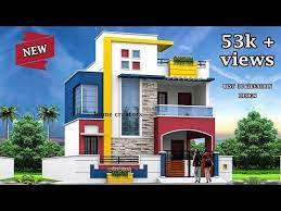 After the normal front design, the designers can move on to make the interiors more appealing and comfortable. Simple 2nd Floor House Front Elevation Designs For Double Floor House Plan