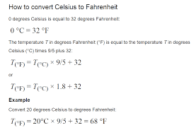 How To Convert Celsius To Fahrenheit Converter Math Conversion Calculator