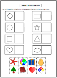 Next, students build shape recognition skills by finding and coloring only their shape in the group of shapes. Preschool Matching Shapes Worksheets For Kindergarten Preschool Worksheet Gallery
