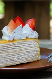 Gateau De Mille Crepes The Famous French Crepe Cake Recipe Crepe Cake Recipe Amazing Cakes Cake Recipes