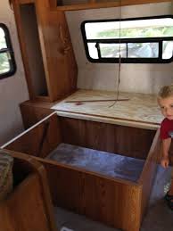 Contents  show a restored rv in beach inspired theme. Camper Remodel Before And After Our Re Purposed Home