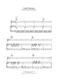 For fear tonight is all. Buy Let 39 S Dance Sheet Music By David Bowie For Piano Vocal Chords