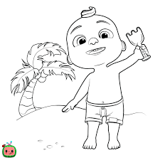 You can paint them with your kids with your favorite colors. Other Coloring Pages Cocomelon Com Cocomelon Coloring Pages Cartoon Coloring Pages Disney Coloring Pages