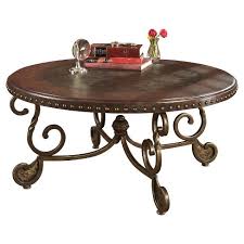 Coffee tables the center of any family room is the classic coffee table. Rafferty Coffee Table Dark Brown Signature Design By Ashley Target