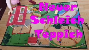 Spielteppich schleich farm house life 42138. Schleich Pferde Teppich Einrichten Youtube