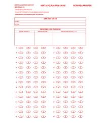 Kerja kursus sejarah pt3 2018 contoh rujukan terbaik via mypt3.com. Mata Pelajaran Sains Percubaan Upsr Kertas Jawapan Objektif Bahagian A
