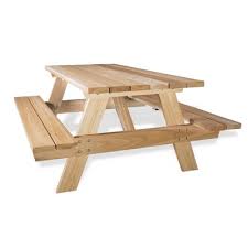 Union Rustic Armes Picnic Table Wayfair Wooden Picnic Tables Picnic Table Plans Picnic Table