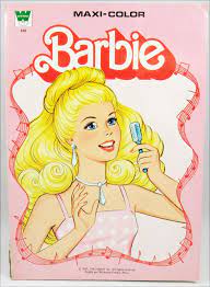 Select from 35970 printable coloring pages of cartoons, animals, nature, bible and many more. Barbie Maxi Color Coloring Book Whitman France