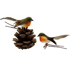 Yolococa Very Cute Artificial Feather Robin Bird Christmas Tree Decoration Craft Read More At The I Christmas Tree Decorations Tree Decorations Decor Crafts