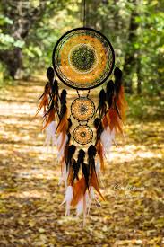 Black And White Dream Catcher Wall Art Large Black Orange And White Feathers Dreamcatcher Autumn Wall Hanging Decor For Bedroom Modern Gothic Dream Catcher Black Dream Catcher Large Dream Catcher Dream Catcher