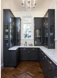 Slate Charcole Blue Kitchen Cabinets Contemporary Kitchen Kitchen Remodel Kitchen Design
