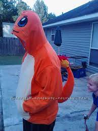 Cool Diy Charmander From Pokemon Hoodie Costume This Website Is The Pinterest Of Costumes Pokemon Halloween Costume Hoodie Costume Pokemon Costumes