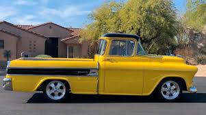 Image result for Chrome Yellow 1955 Truck