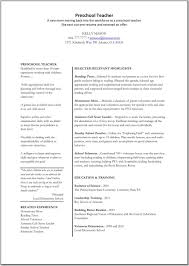 Resume Examples For Teaching Jobs Medical Secretary Sample Primary Teacher Template Jo Teacher Resume Examples Preschool Teacher Resume Teacher Resume Template
